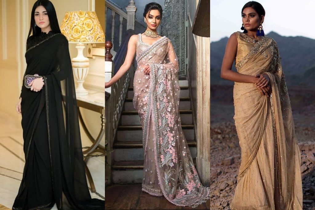 The Best Collection of Designer Sarees in Pakistan Hutch.pk