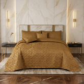 5 Pcs Maxico Brown Bed Spread Palachi