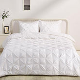 8 Pcs Diamond White Export Cotton Bedding Set (T250)