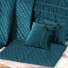 Adagio 14 Pcs Palachi Bedding Set with Filled Comforter Green