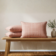 Bilious 2 Pcs Pillow Covers Pink