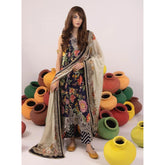 Champa 3PC Unstitched Suit