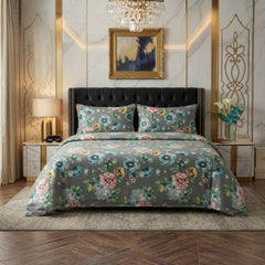 Cogent 3 Pcs Bedding Set Grey
