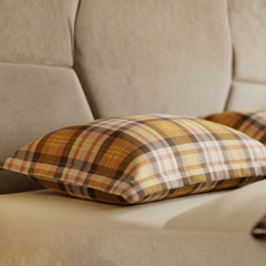 Cogent 3 Pcs Bedding Set Mustard Check