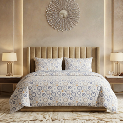 Cogent 3 Pcs Bedding Set White