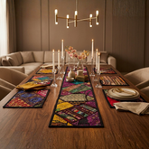 Dawdle 7 Pcs Embroidered Table Runner Set