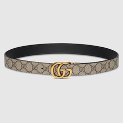 Designer Gucci Leather Belt Brown