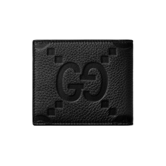 Designer Gucci Leather Bifold Men Wallet Black ( Made in Italy )