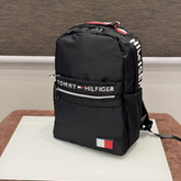 Designer Tommy Hilfiger Backpack Black ( Made in Italy )