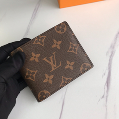 Designer LV Bifold Men Wallet Brown ( Made in Italy )