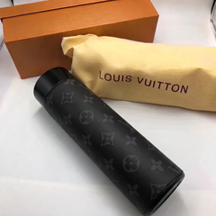 LV Digital Temperature Display Water Bottle Black
