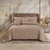 Elixir 5 Pcs Velvet Bedding Set Peach
