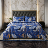 Gauche 3 Pcs Bedding Set Blue