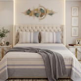 Gizmo 3 Pcs Bedding Set Grey Striped