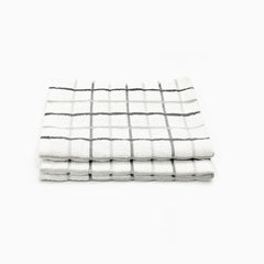 Monaco 2 Pcs Kitchen Towel Set Grey