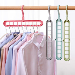 Multi-Use 9 Holes Rotatable Clothing Hanger