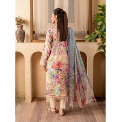Naaz 3 PC Embroidered Unstitched Suit Floral
