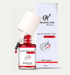 Organic Hub Lip Cheek Tint (Red Scarlet)