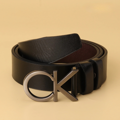 Premium CK Leather Belt Black