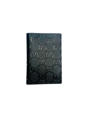 Premium Gucci Leather Card Holder Black ( Made in Italy)