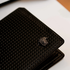 Premium Versace Leather Bifold Men Wallet Brown ( Made in Italy )