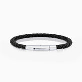 Riblor Leather Bracelet Fabio Black