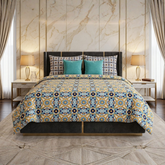 Sienna Crushed 5 Pcs Bedding Set