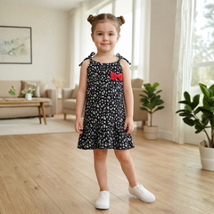 Sleeveless Black Hem Dress (3 Years)