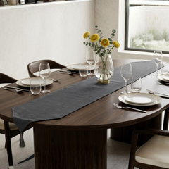 Snoke Flake 1 Pcs Velvet Embroidered Table Runner