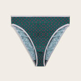 Supine High Leg Brief Green