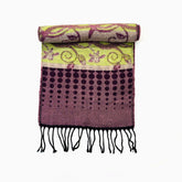 Wool Scarf Fleur Purple