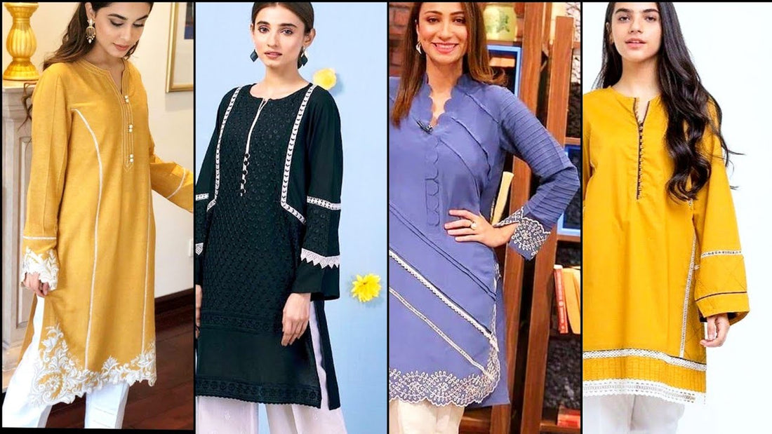 Pakistani short shirts designs best sale