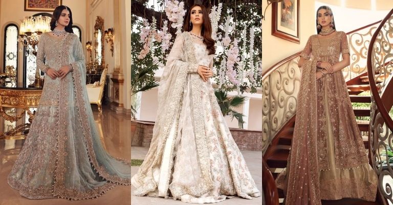 Trendy Pakistani Maxi Dresses for Weddings 2025