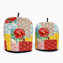 2 Pcs Tea Cozy Set Ortensia Red