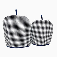 2 Pcs Tea Cozy Set Trellis Black