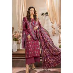 3-PIECE SAFWA RADA PRINTED DORIA VISCOSE