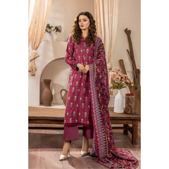 3-PIECE SAFWA RADA PRINTED DORIA VISCOSE