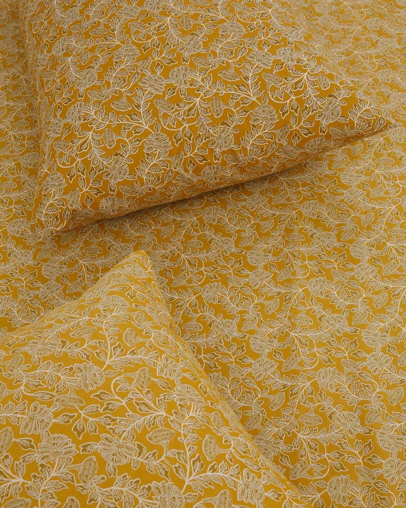 Sandrine 3 Pcs Bedding Set Yellow