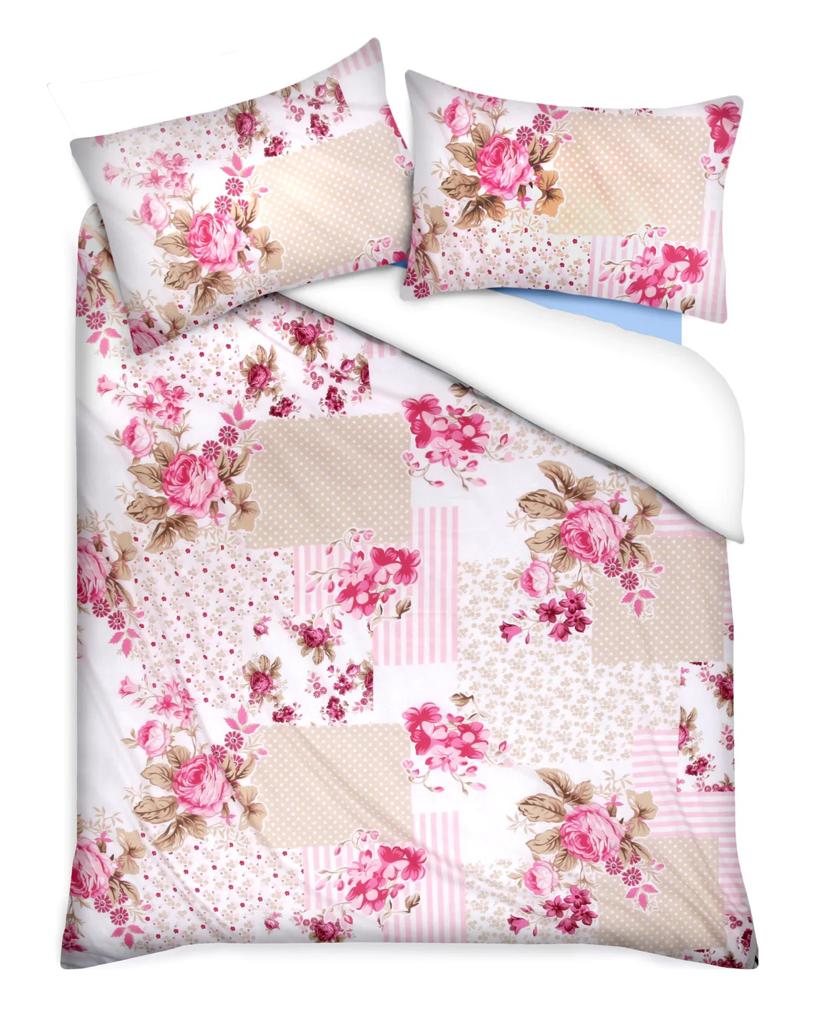 Simla 3 Pcs Bedding Set Pink