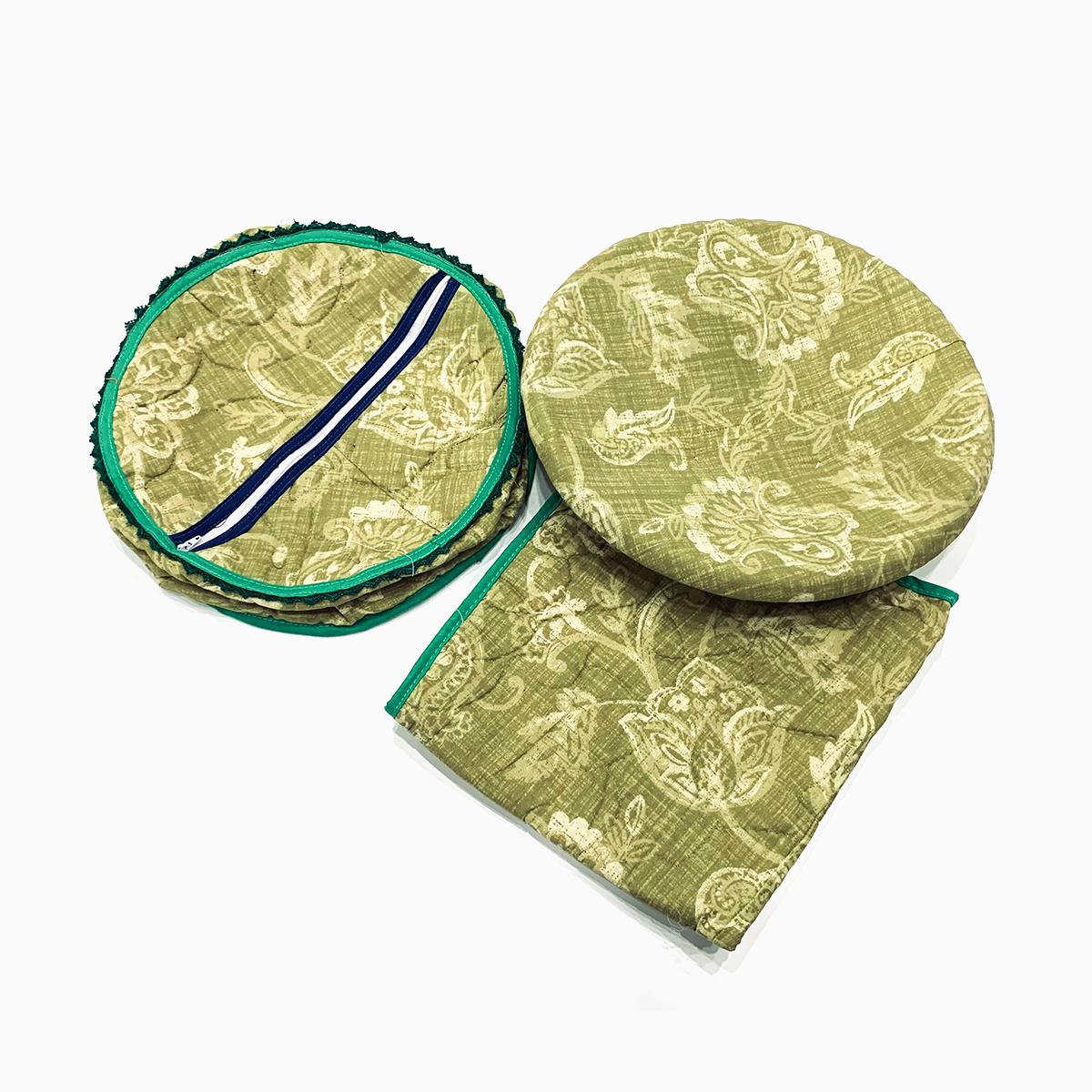 3 Pcs Hot Pot Set Green