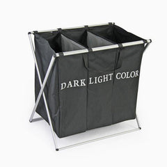 3 Tier Foldable Laundry Basket Charcoal