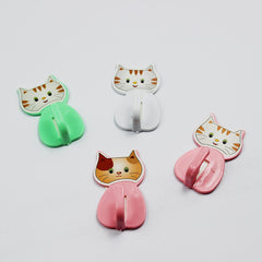 4 Pcs Wall Hook Cat