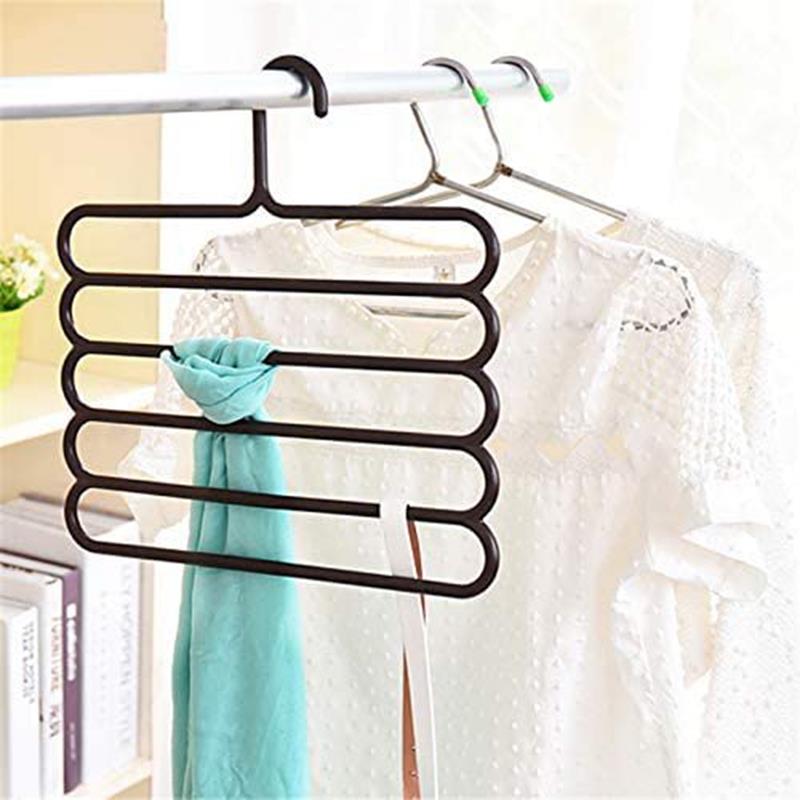 5 Layers 2 Pcs Multifunctional Hangers