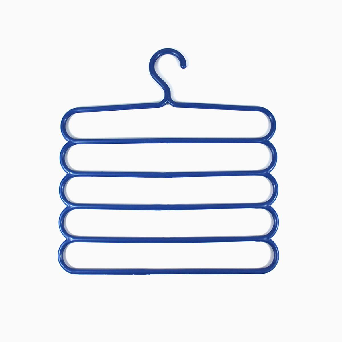 5 Layers Multifunctional Hangers Blue