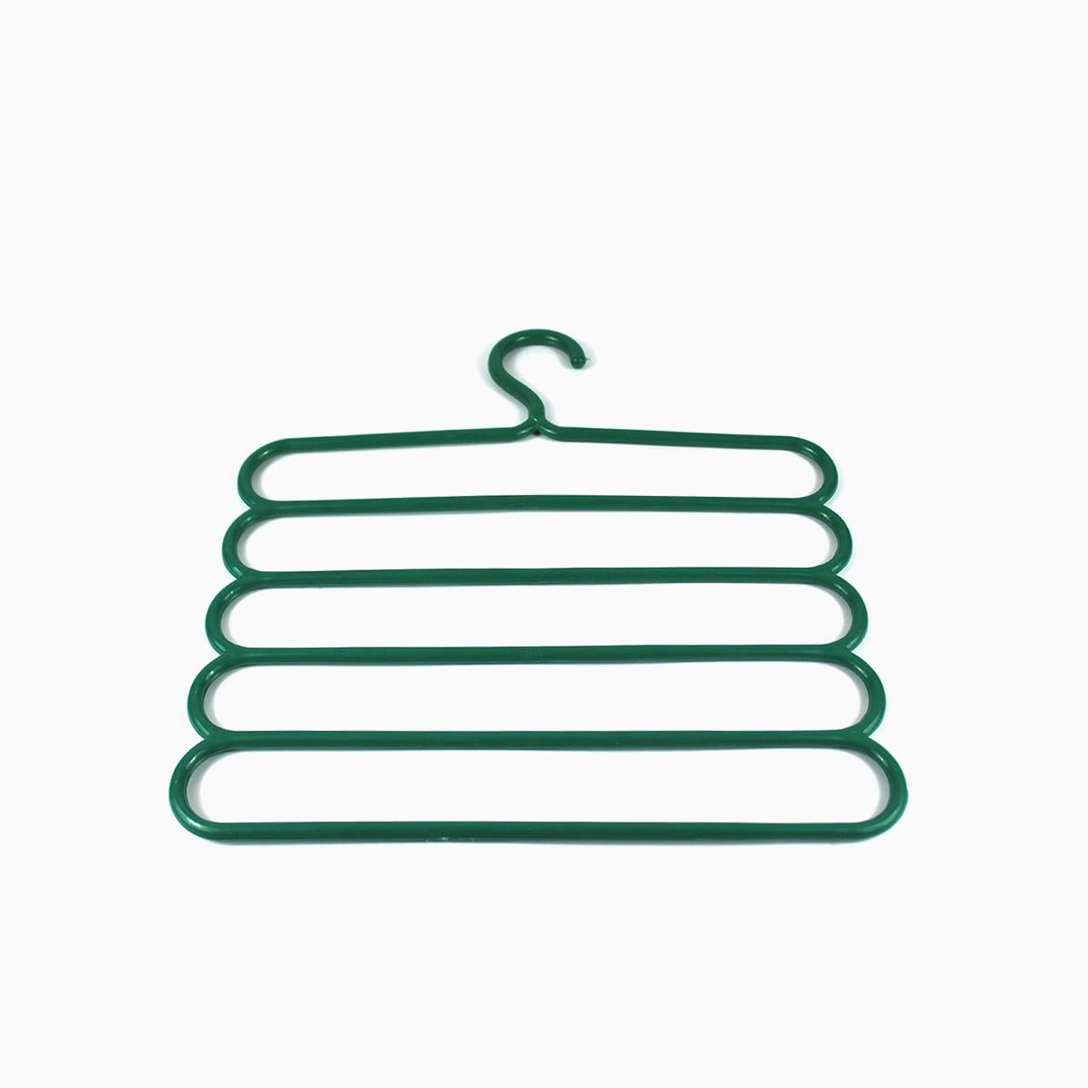 5 Layers Multifunctional Hangers Dark Green