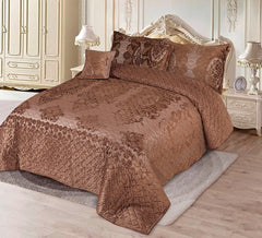 5 Pcs Maxico Copper Brown Bed Spread Palachi