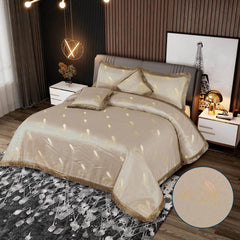 5 Pcs Velvet Embossed Skin Bedding Set