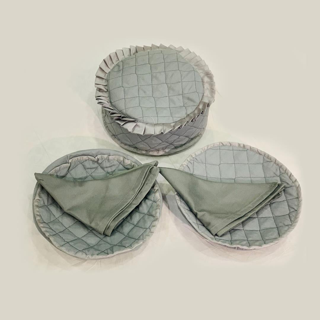 5 Pcs Quilted Hot Pot Set Vivia Grey