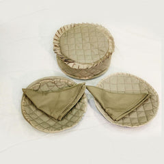 6 Pcs Quilted Hot Pot Set Vivia Khaki