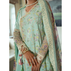 ANNIE 3PC Unstitched Embroidered Suit